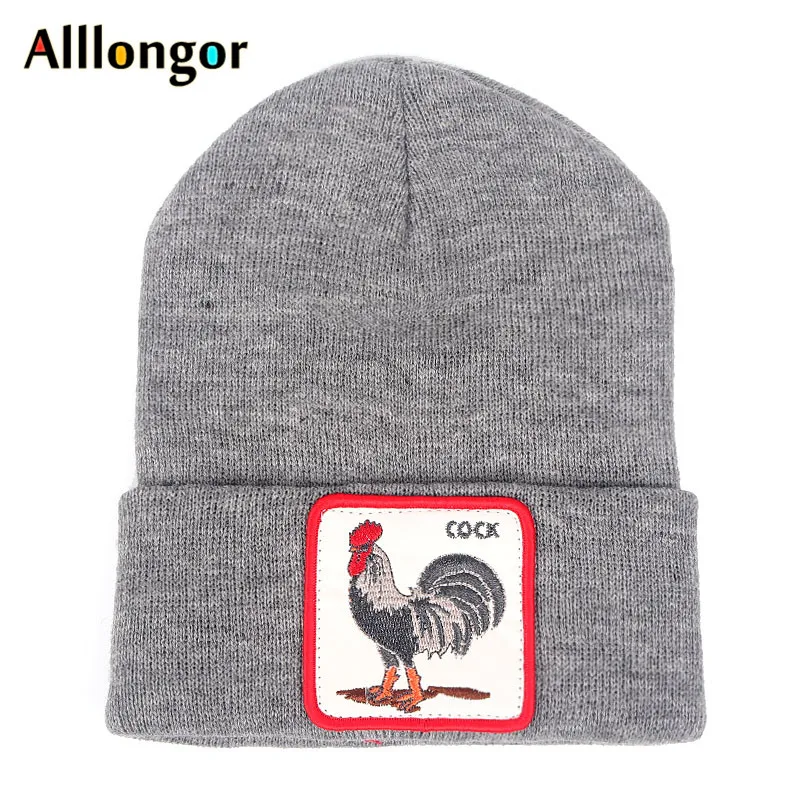 New Tiger Animal Beanie Men Winter Warm Knitted Hat Women Gorra Hip hop Skullies Bonnet Unisex touca de inverno mulher