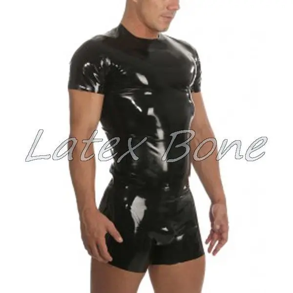 Freies verschiffen Latex Boxershorts mit latex hemdrubber saplings