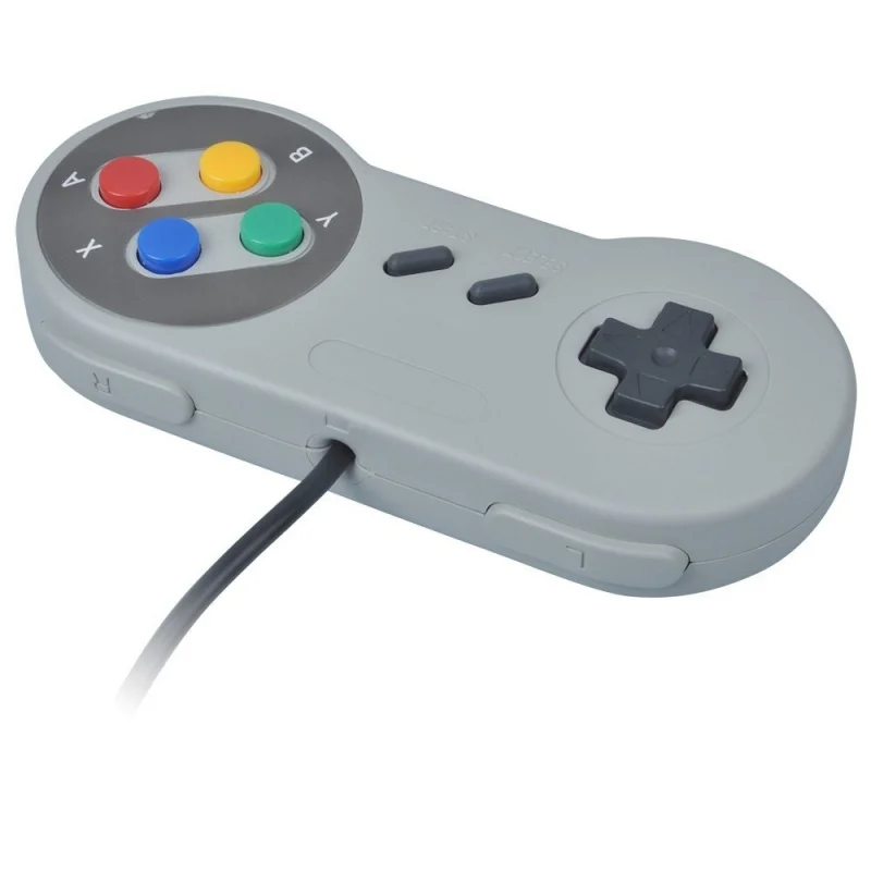 

USB Retro Arcade Game Controller Game Joystick Gamepad for Nintendo SNES Gamepad for Windows PC Control Student Color Four Keys