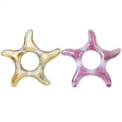 Новый хит 2 цветов надувной плавающий круг игрушки для воды для детей и взрослых в форме морских звезд кольцо для плавания