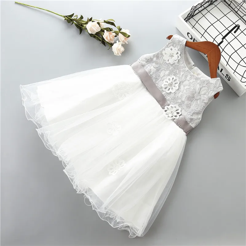 0 6 years High quality girl dress 2019 summer new fashion casual flower