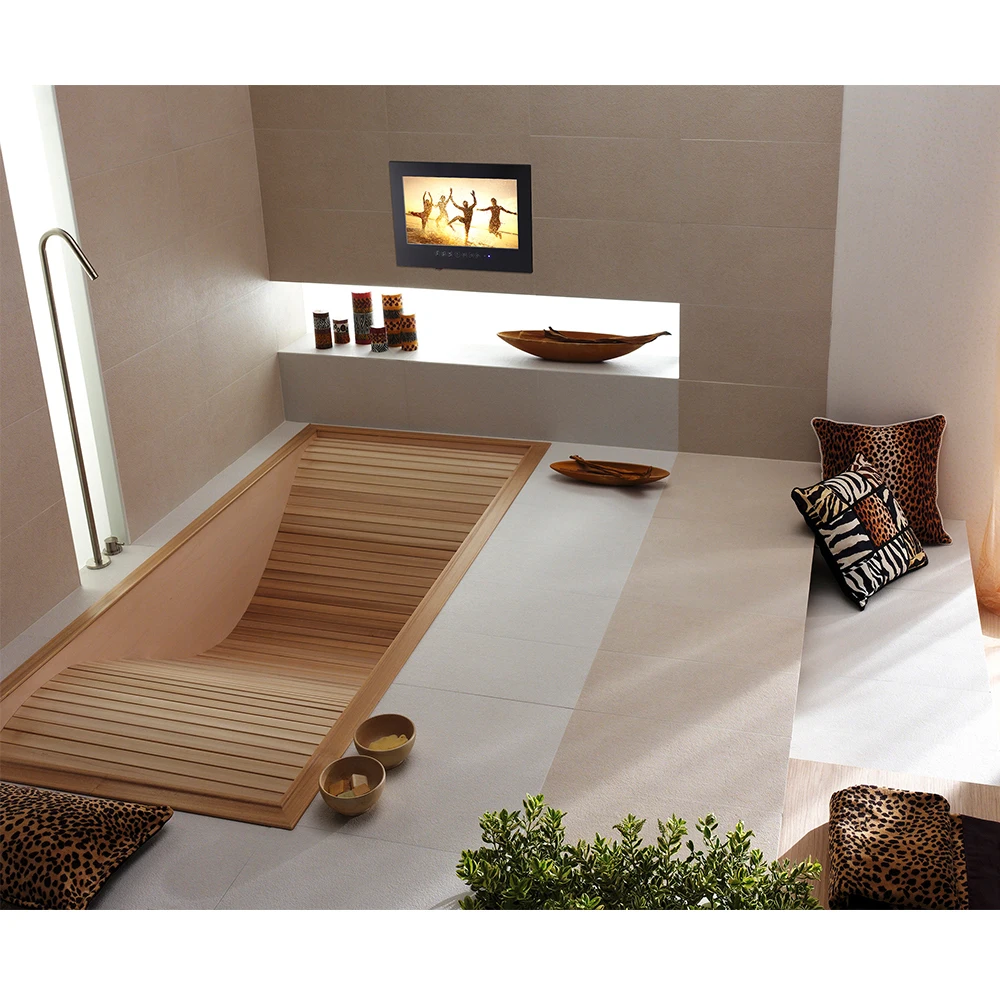 Souria 21,5 Дюймов Ванная комната Водонепроницаемый отель роскошный 1080P светодиодный телевизор видео развлекательный прибор