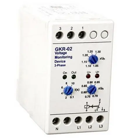 

three phase voltage monitoring device GKR-02, Three Phase sequence protection relay