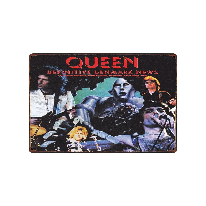 [DecorMan] queen музыка металлическая доска на заказ оловянные знаки настенные картины Бар Паб Декор HY-1718 - Цвет: SA-5532
