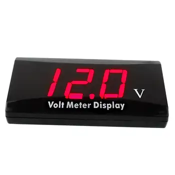 

Car Motorcycle 12V Digital LED Voltmeter Voltage Gauge Detector Meter With Reverse Connection Protection