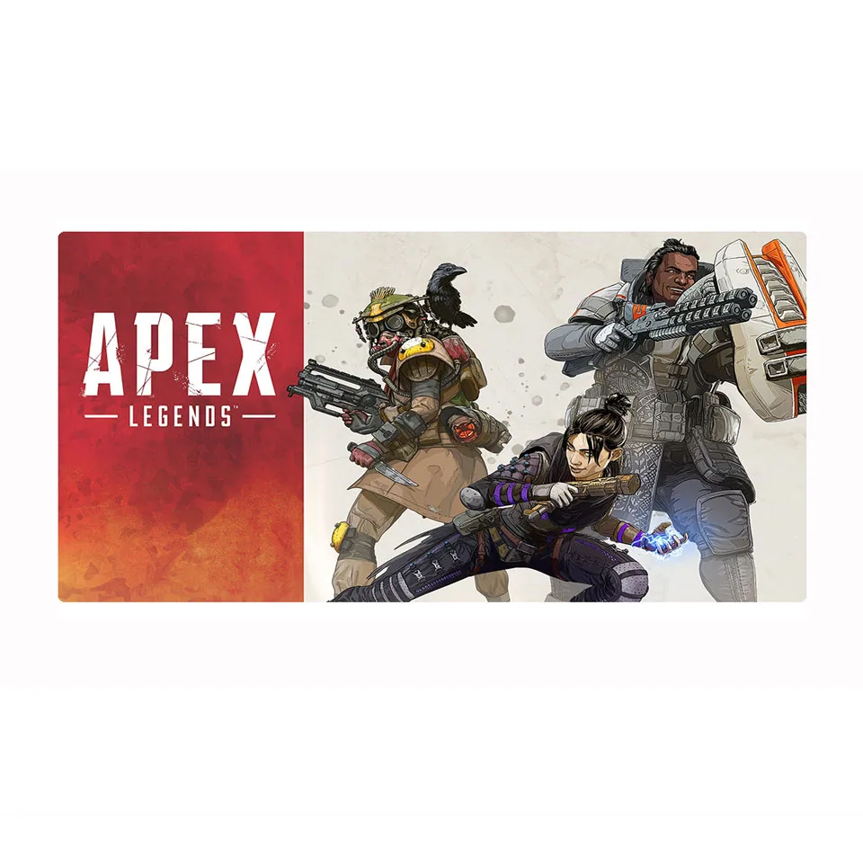 Нескользящий большой игровой коврик для мыши Apex Legends из натурального каучука, игровой коврик для геймера, коврик для мыши, планшет, ноутбук, водонепроницаемый коврик