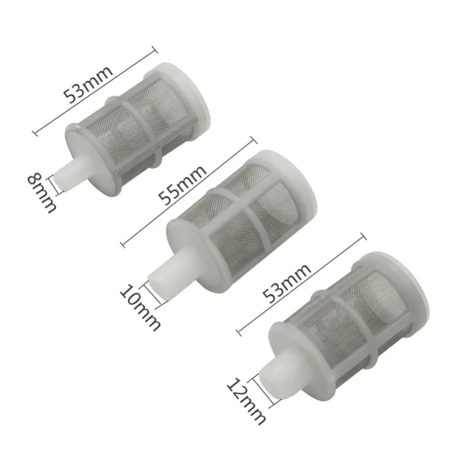 8/10/12 Mm Tiszta Vízszűrő Rozsdamentes Acél Nettó Szűrő Mezőgazdasági Kerti Kiegészítők Membrán Szivattyú Bemeneti 6 Db - Image 2
