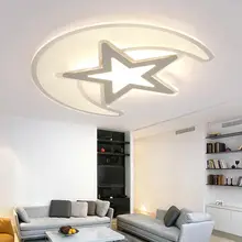 Modern Acrylic Ceiling Lights 30W Children LED Lamp Bedroom Living Room Kitchen Decor Indoor Home Lighting White Iron AC110-220V