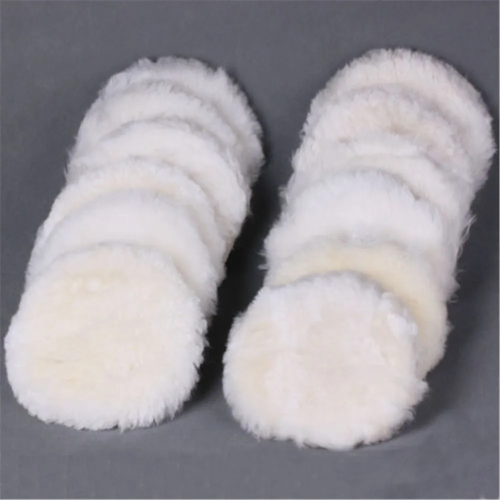 

ZFE 2 inch 50mm 100% Woolen Polishing Pad For Car Polisher-Select Size & Sets