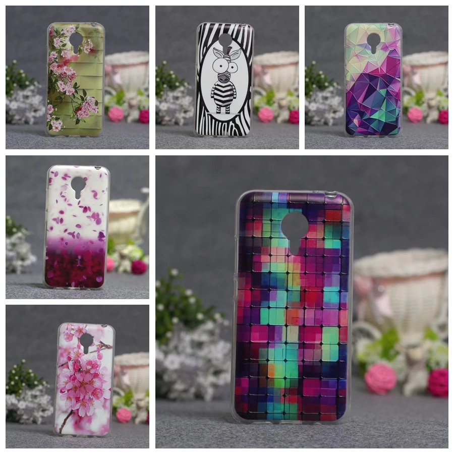 Newest Case for Meizu MX5 Soft TPU Back Cover Phone Fashion 3D Relief Painting Protector Pertect | Мобильные телефоны и