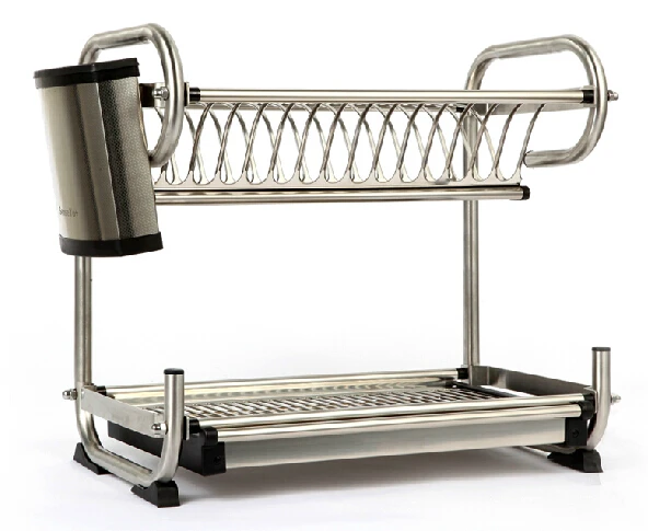 Moda 1 unids cocina estante escurreplatos goteo placa estante