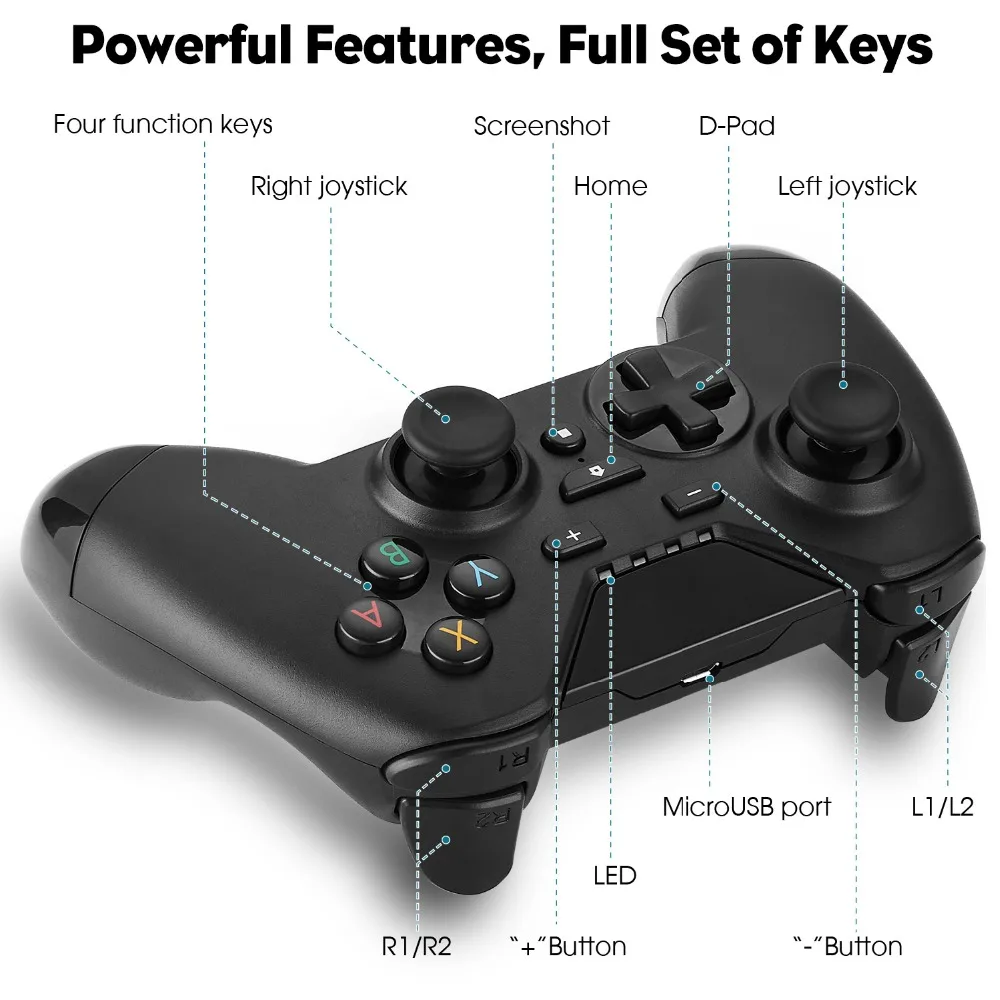 Переключатель Pro беспроводной пульт управления, Bluetooth пульт дистанционного управления Джойстик Нинтендо переключатель игровой консоли
