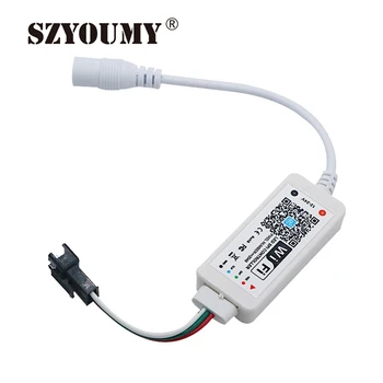 

SZYOUMY WiFi LED Magic controller Music Smart iOS Android APP for WS2801 WS2811 SK6812 WS2812B IC 2048 Led Strip light 5V 12-24V