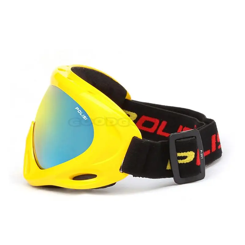 POLISI niños nieve Snowboard Skate gafas de esquí niñas Anti-niebla UV400 nieve gafas de los niños de invierno esquí Esqui gafas