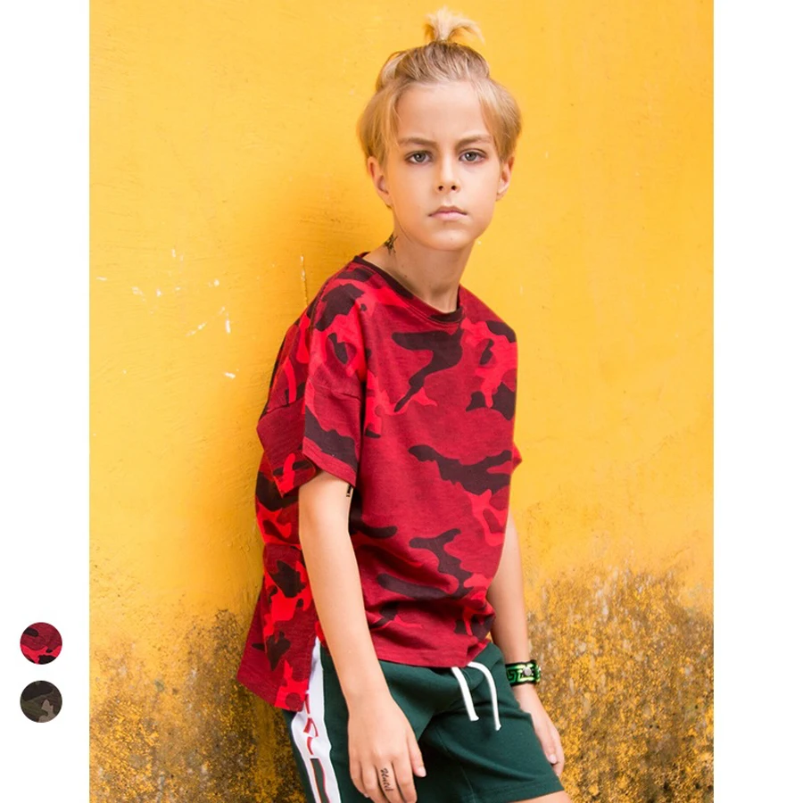 

Kids camouflage T-shirts short Sleeve 2018 boy Child Tops Baby T-shirts for girls boys unisex teenagers tshirts