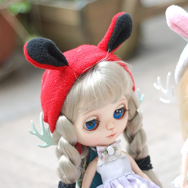 

1Pcs Cute Small Ear Hat for Blyth Doll Accessories