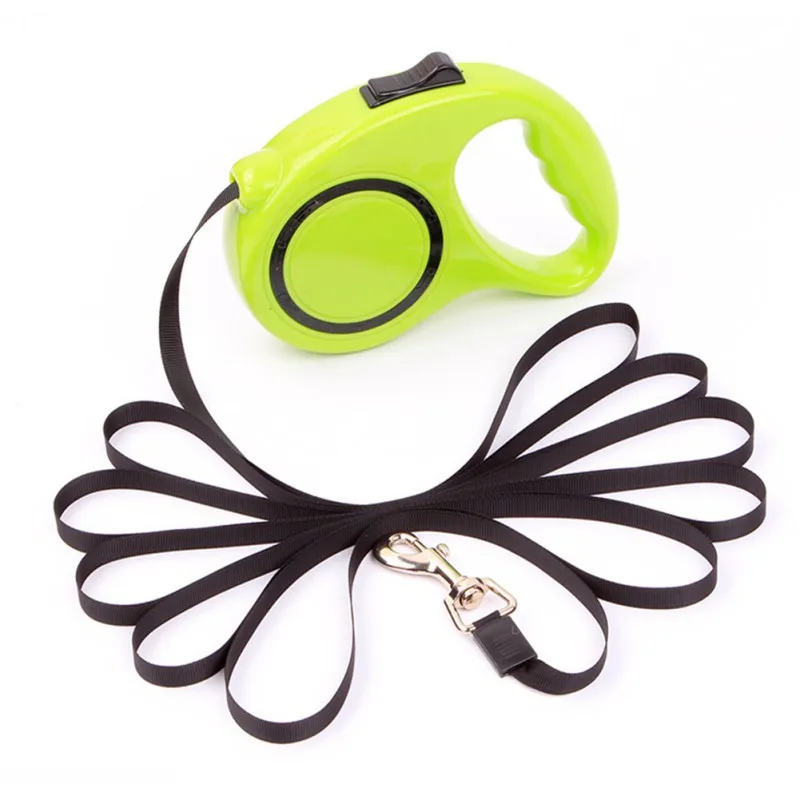 

Soft Automatic Extending Dog Leash Retractable 360 Degree Rotation Collars Button Controlled Lead Outdoor Dog Walking Supplies