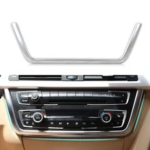 CITALL Chrome Frontale del Cruscotto Center Console di Figura di U di Copertura Trim per BMW 3 Serie 4 F30 F31 F32 F34 F36 316 318 320 420 2013-2015