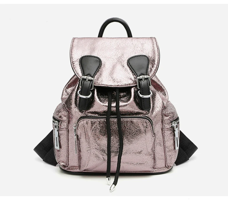 

Genuine Leather Women Backpacks Vintage Cowhide small backpacks for girls Pack Back Preppy Style Quality School Mini backpack