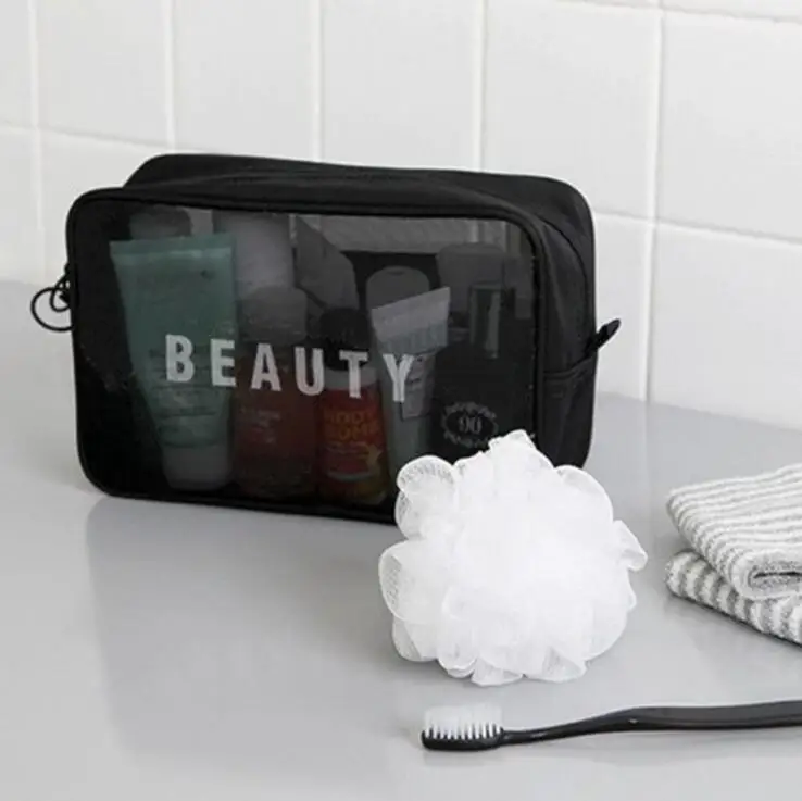 

Travel Mesh Breathable Underwear Storage Makeup Cosmetics Bag Wash Bag SN-98
