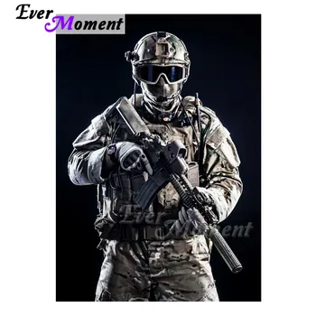 

Ever Moment Diamond Painting 5D DIY Fireman Gun Picture Of Rhinestone Mosaic Full Square Drill Diamond Embroidery Decor 3F1639