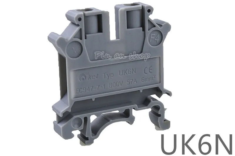 50 pcs UK6N Parafuso De Plástico Cinza