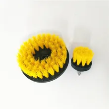 2 pc drill brush Power Scrub Brush Clean Brush used on Electric Drill for Carpet Sofa Leather Plastic Wooden free shipping