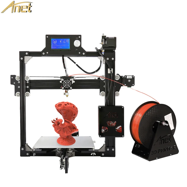 Best Price Anet A2 3D Printer DIY Large Printing Size 2004/ 12864 LCD Option with Filaments + SD Card+Tools High Quality Best Price Anet A2 3D Printer DIY Large Printing Size 2004/ 12864 LCD Option with Filaments + SD Card+Tools High Quality