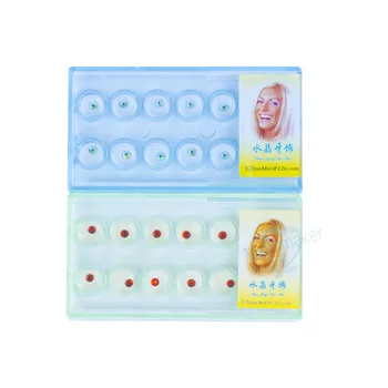 

20pcs Dental Studs Denture Acrylic Teeth Crystal Ornament Oral Decoration
