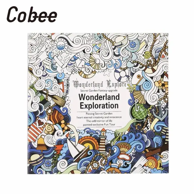 cobee painted color book english coloring book painting books