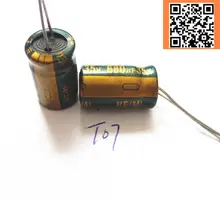 10pcs/lot T07 Low ESR/Impedance high frequency 35v 680UF aluminum electrolytic capacitor size 10*15 680UF35V