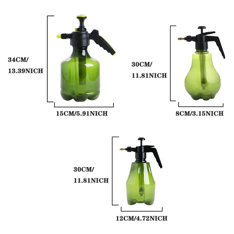 Gardening Pressure Watering Spray Bottle Multi-function Garden Irrigation Plant Watering Can Family Cleaning Supplies