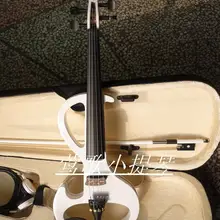 Холодный ручной работы белый Электрический скрипка электронная скрипка белый лук