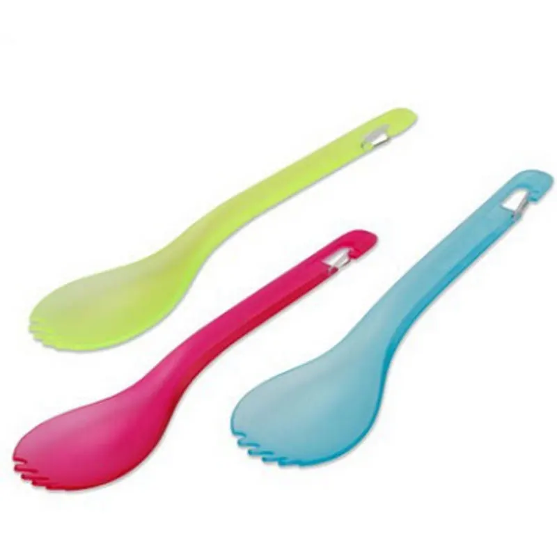 Spoons With Forks High Quality Pp Plastic Knife Cutlery Camping Hiking