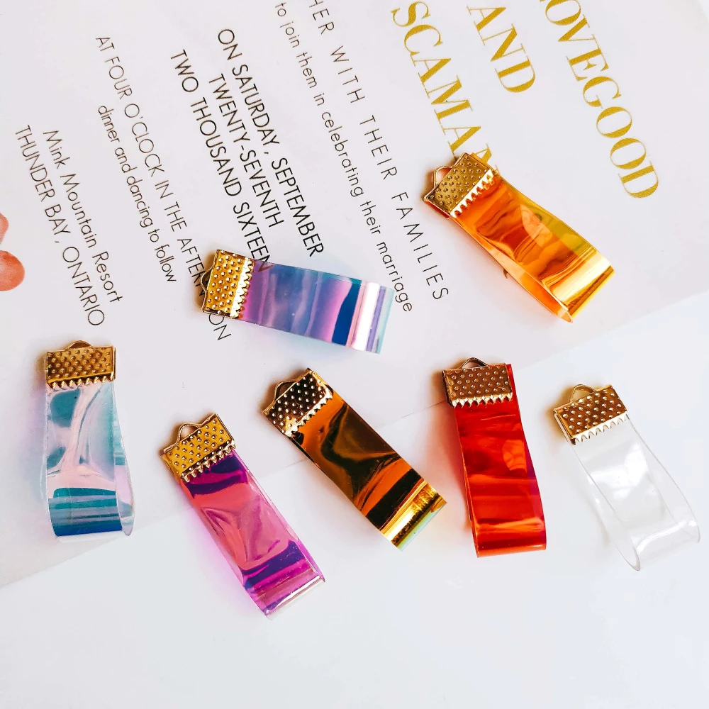 

Fresh Resin Transparent Clear Eardrop Pendant DIY Handmade Earrings Accessories Jewelry Finding 10pcs