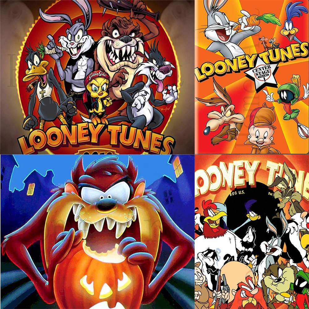 Постер Looney Tunes четкое изображение настенные наклейки украшение для дома хорошее