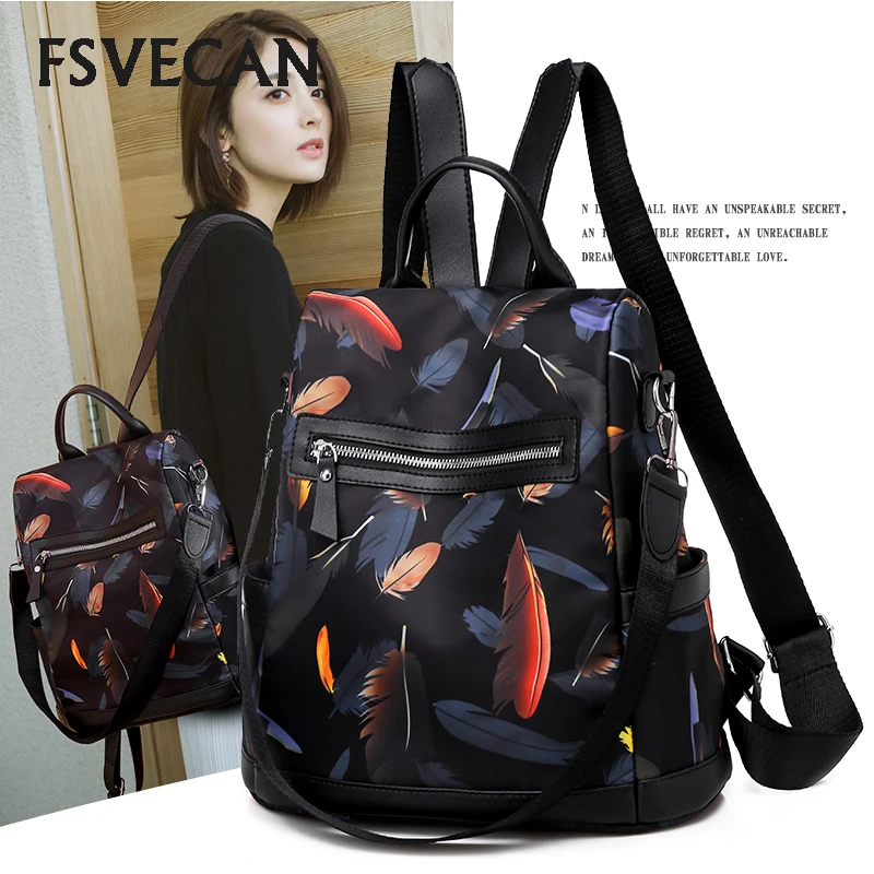 

New Women Backpack Oxford Multifuction Casual Bagpack Anti Theft for Teenager Girls Schoolbag 2019 Sac A Dos mochila
