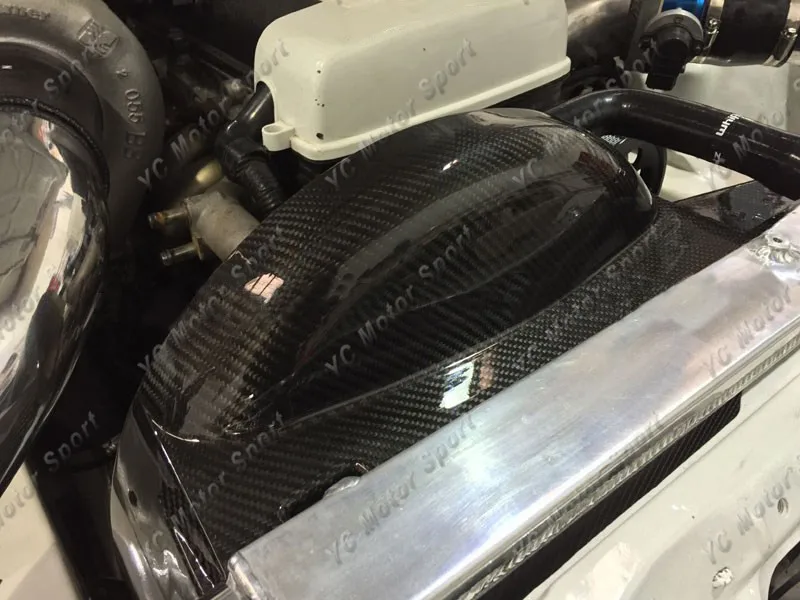 1993-1998 Toyota Supra MK4 Radiator Fan Cover CF (16)