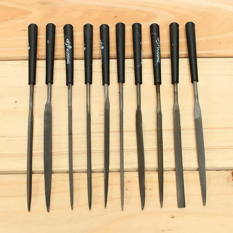 

10Pc Needle File Set Files For Metal Glass Stone Jewelry Wood Carving Craft Tool P0.05