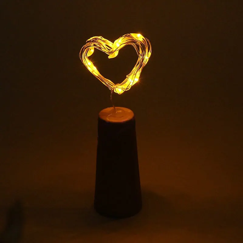 

8 Pcs/Set LED Bottle Cork String Lights Party DIY Home Decor Wine Bottles Copper Wire 20 Leds Light SLC88
