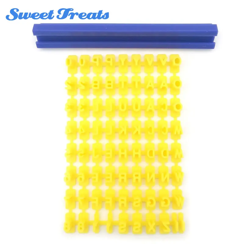 

Sweettreats Cookie Cut Alphabet Letter Number Cookie Press Stamp Embosser Cutter Fondant Mould Cake