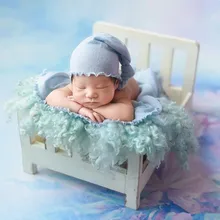 Реквизит для фотосессии новорожденных, деревянная Съемная кровать, аксессуары для фотосессии, деревянный реквизит для фотосессии, корзина для дивана