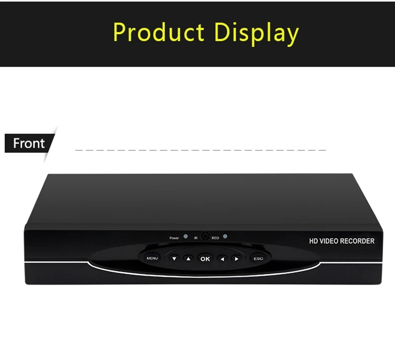 N_eye DVR 4CH Гибридный Professional CCTV DVR 4In1 Запись видео наблюдения цифровой видеозапись для видеонаблюдения для аналогового AHD IP камера