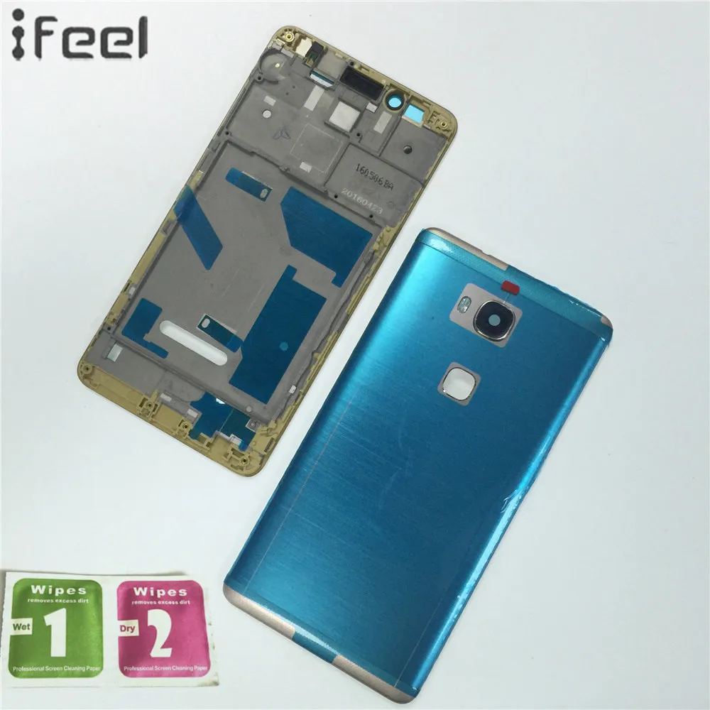 

IFEEL For Huawei Honor 5X X5 GR5 Original Complete Full Housing LCD Front Holder Frame+Back Battery Door Cover Replacement Parts