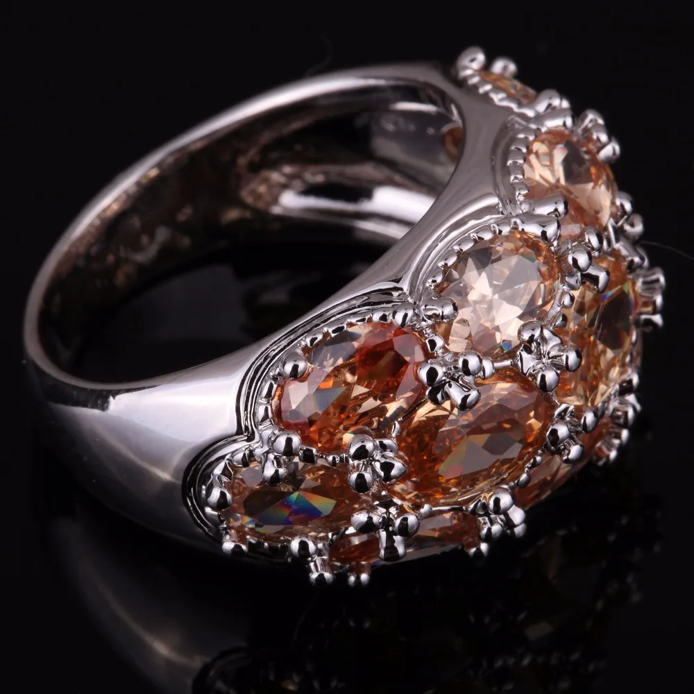 Elegant Fashion crystal Rings best jewelry gifts for woman Wedding rings female Crystals Jewelry