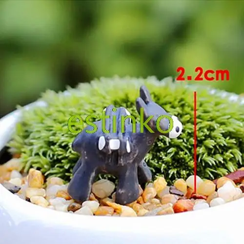 Micro Landscape Crafts Mini Donkey 1pcs Resin Mini Ornament Scenery Bonsai Accessory for Flower Pot Decoration Free Shipping