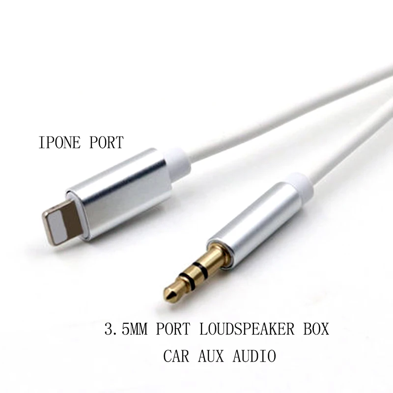 3.5mm Auxiliary Audio Cable For iPhone x 8 plus Male to Male Aux Cord