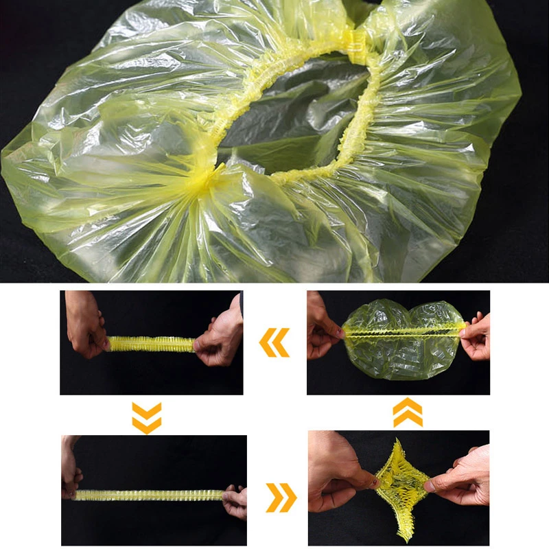 Bonnet De Bain Elastique Jetable Couleur Unie Pour Enfants Bebe Adulte Spa Cheveux Anti Humidite En Plastique Etanche 100 Pieces Aliexpress