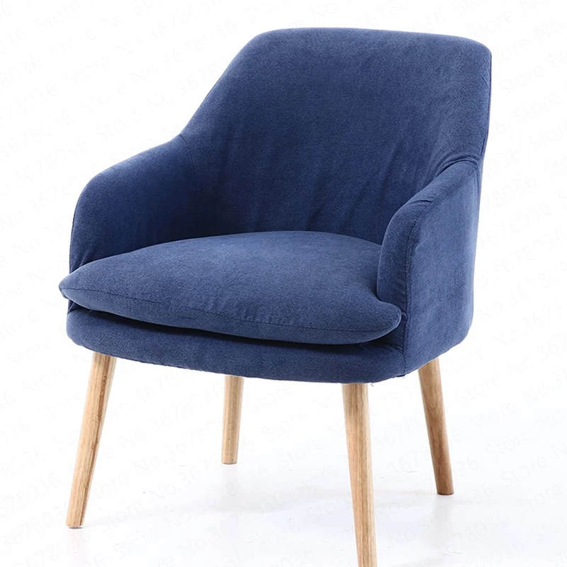 

Nordic Lazy Sofa Balcony Bedroom Single Sofa Living Room Small Apartment Leisure Discussion Chair Modern Simple Furniture Chair