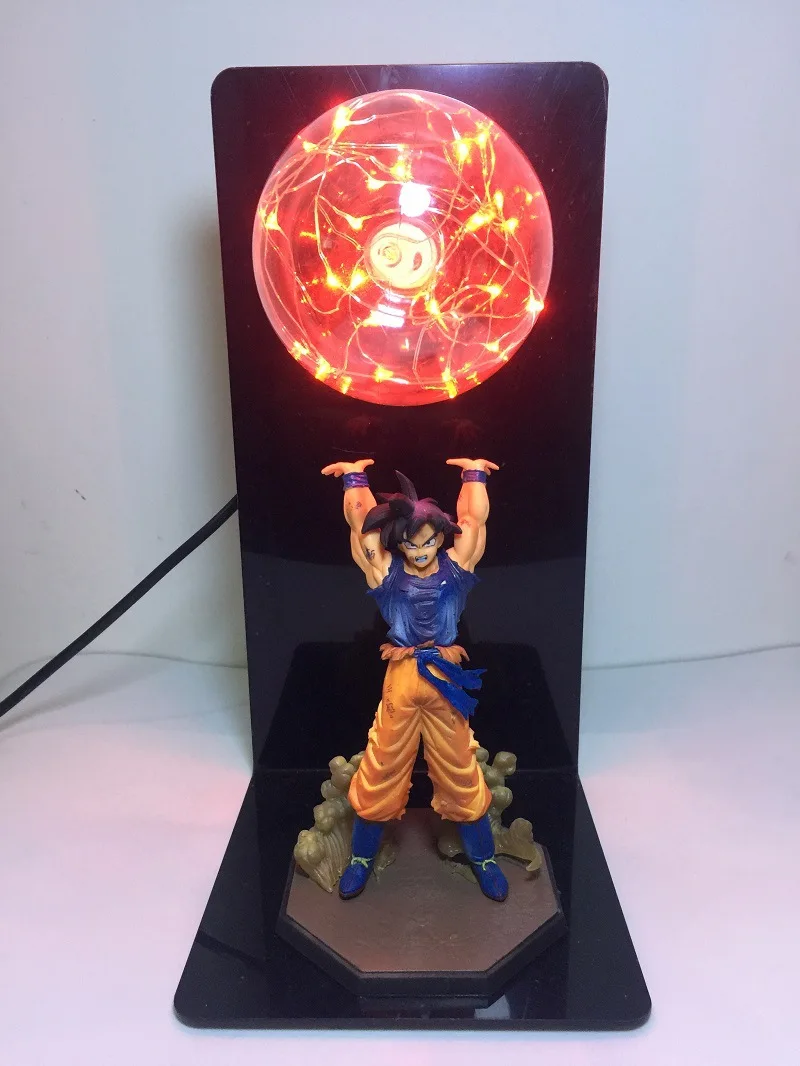 Dragon Ball Z Goku Spirit Bomb настольная лампа Luminaria светодиодный ночники спальня декоративные настольные лампы Праздничные подарки 5 цветов Декор